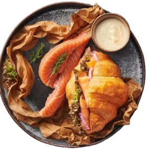 Smoked Salmon Croissant