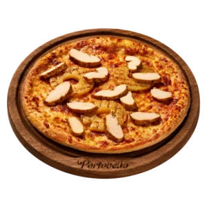 Smoked Chicken with Pineapple Pizza