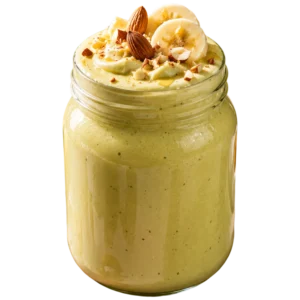 Avocado, Banana and Almonds