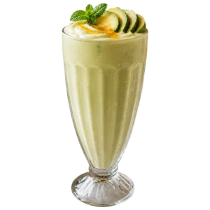 Avocado, Honey, and Milk Juice