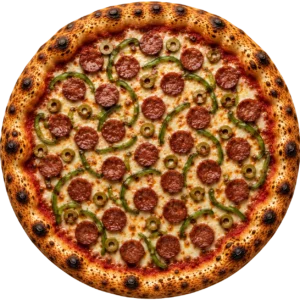 Oriental Sausage Pizza