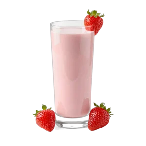 Strawberry Juice with Milk